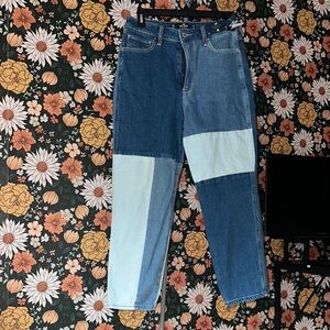 Hollister Classic Blue Patchwork Jeans